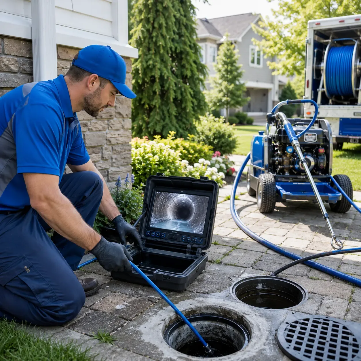 Outdoor drain cleaning professionals serving Blair, NE