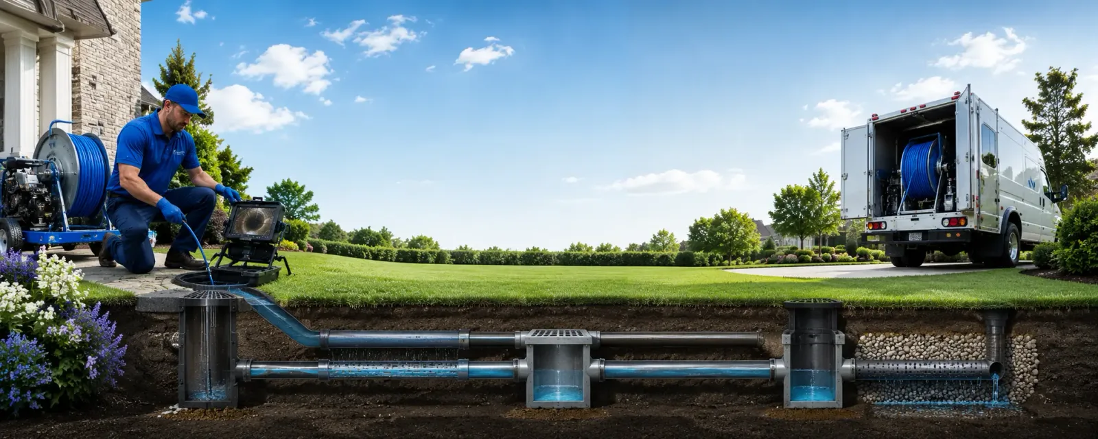 Outdoor drain cleaning information for Blair, NE